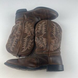 Ariat women’s Western Sassy Boot leather SZ 8.5B brown 10001605(29427) pre owned
